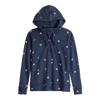 Women's Croft & Barrow® Athleisure Drop-Shoulder Hoodie
