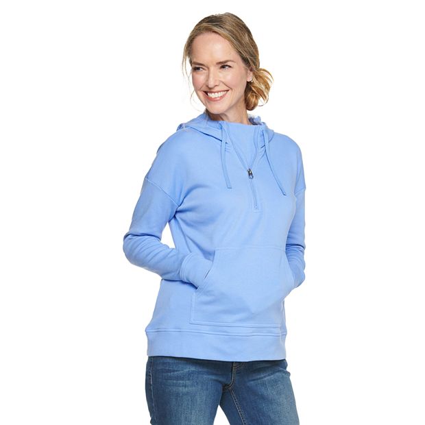 Women s Croft Barrow Athleisure Drop Shoulder Hoodie