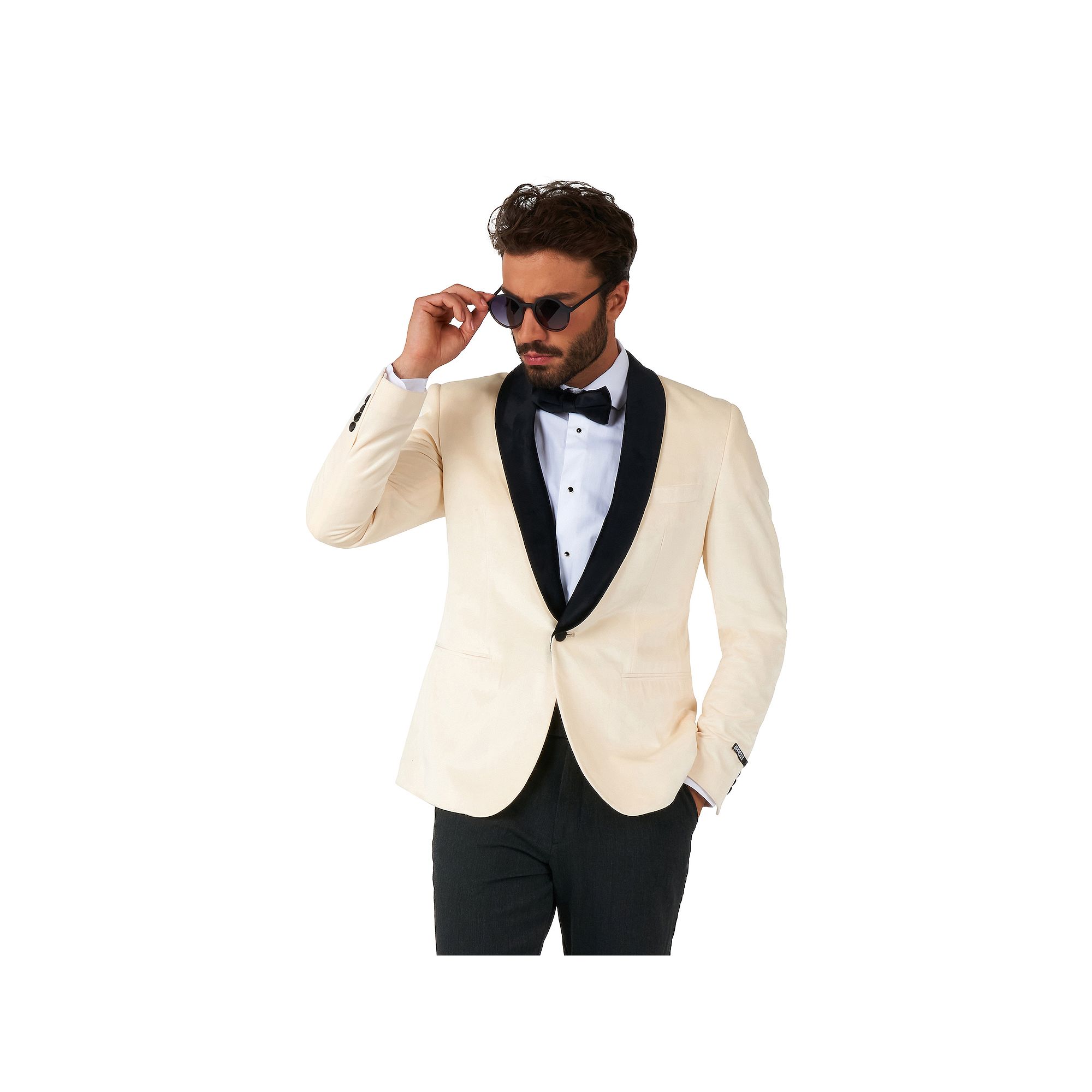 Mens OppoSuits Deluxe Novelty Modern-Fit Dinner Jacket Christmas Blazer, S