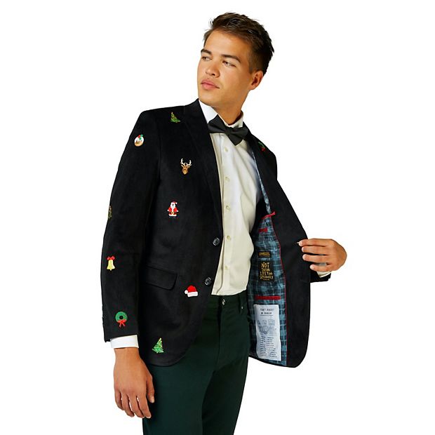 Men s OppoSuits Deluxe X Mas Icons Christmas Blazer