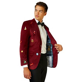 Men's OppoSuits Deluxe X-Mas Icons Christmas Blazer