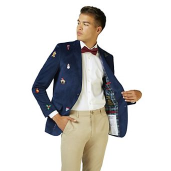 Men's OppoSuits Deluxe X-Mas Icons Christmas Blazer