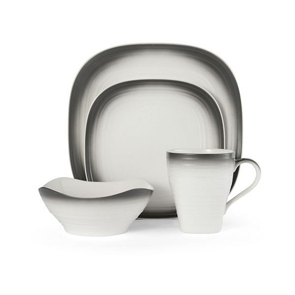 Mikasa Swirl Square Ombre Dinnerware Set
