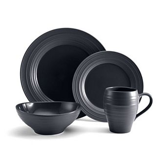 Mikasa Swirl Ombre 4 pc Dinnerware Set