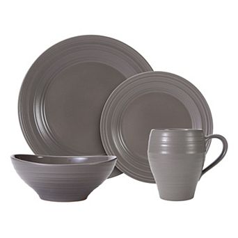 Mikasa Swirl Ombre 4 pc Dinnerware Set