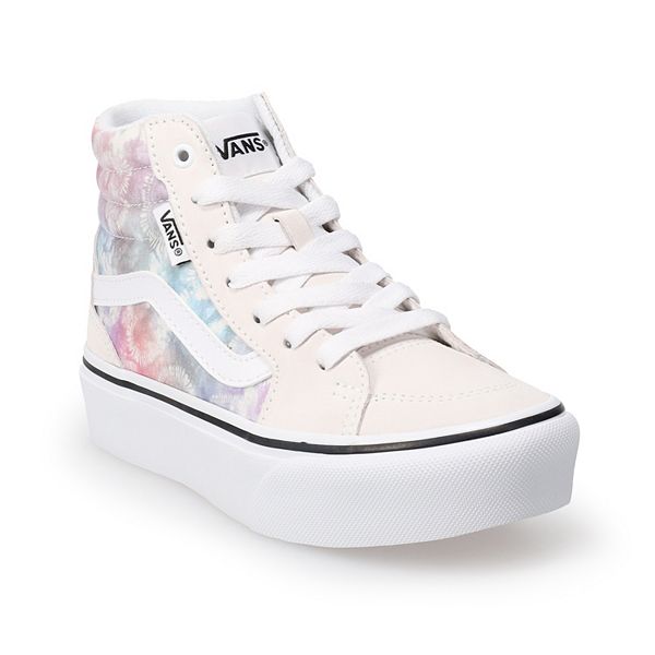 High top 2025 white vans kids