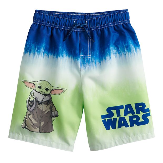 Boys 4-20 The Mandalorian The Child Swim Trunks