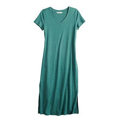 Petite Sonoma Goods For Life® Knit T-Shirt Midi Dress