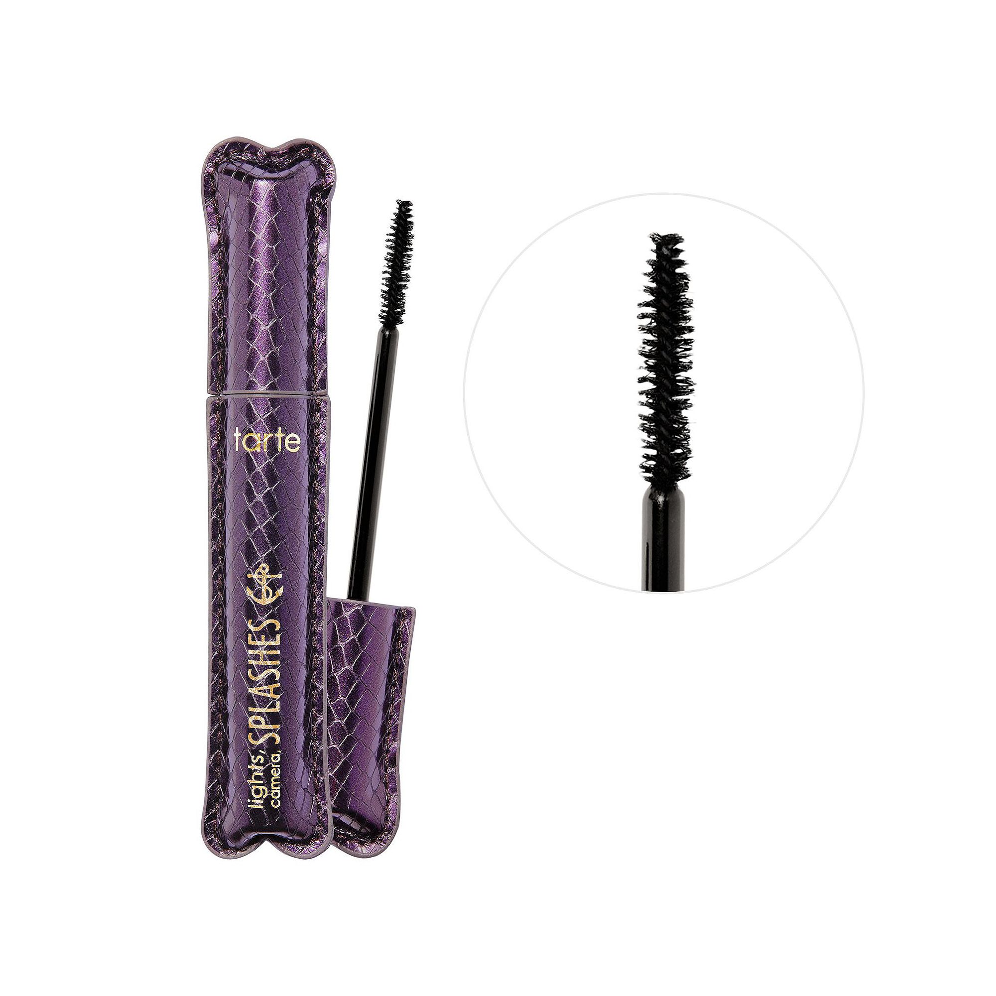 tarte Lights, Camera, Splashes Waterproof Mascara, Size: 0.24 FL Oz, Black