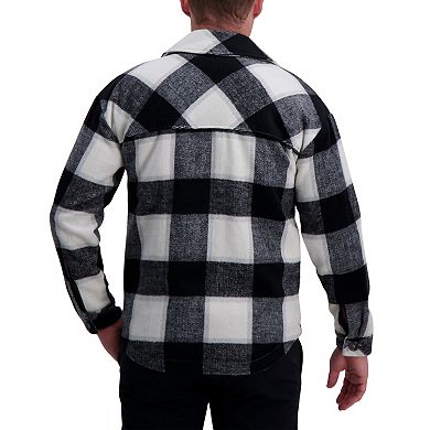 Men's Haggar® Supersoft Plaid Shirt Jacket