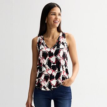 Women's Nine West Easy V-Neck Tank Top