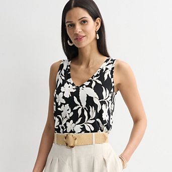Women's Nine West Easy V-Neck Tank Top