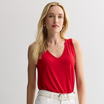Women's Nine West Easy V-Neck Tank Top