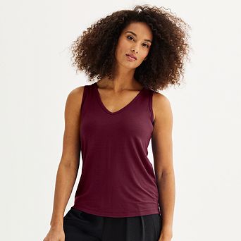 Women's Nine West Easy V-Neck Tank Top