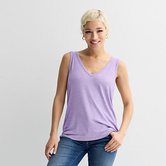 Women's Nine West Easy V-Neck Tank Top