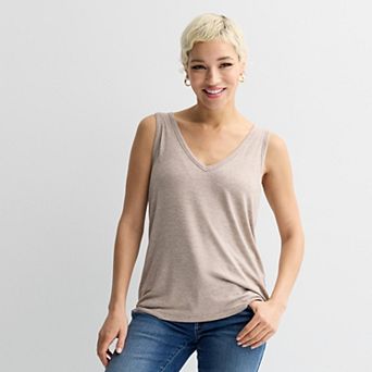 Women's Nine West Easy V-Neck Tank Top