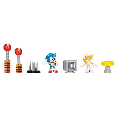 Jakks Sonic The Hedgehog 30th Anniversary 2.5-Inch Figure Diorama Set