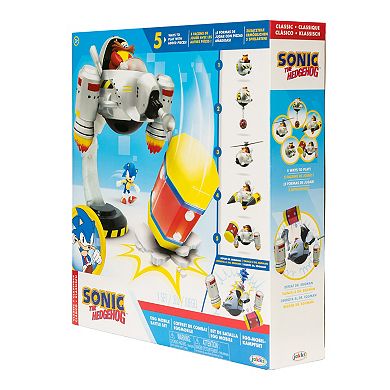 Jakks Sonic The Hedgehog 30th Anniversary Giant Eggman Robot Battle Set