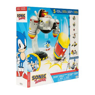 Jakks Sonic The Hedgehog 30th Anniversary Giant Eggman Robot Battle Set