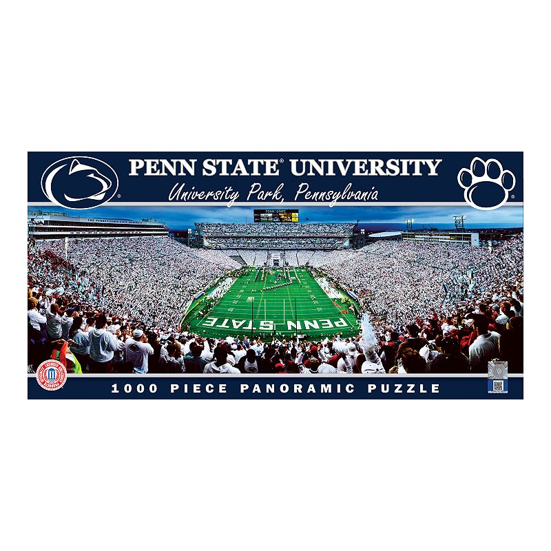 Penn State Nittany Lions End Zone Panoramic 1000-Piece Puzzle, Multicolor