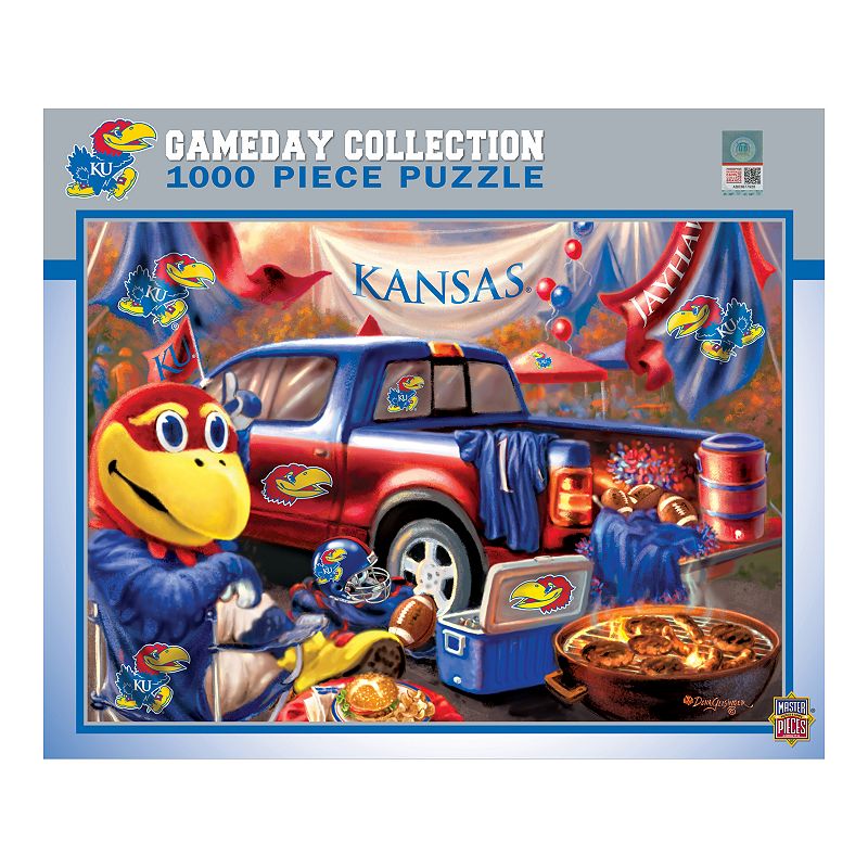 Kansas Jayhawks Gameday 1000-Piece Puzzle, Multicolor
