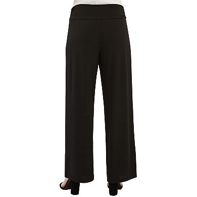 Women's AB Studio Pull-On Ruched Wide-Leg Pants