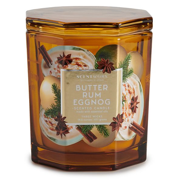 ScentWorx Butter Rum Eggnog 14.5oz. Candle Jar