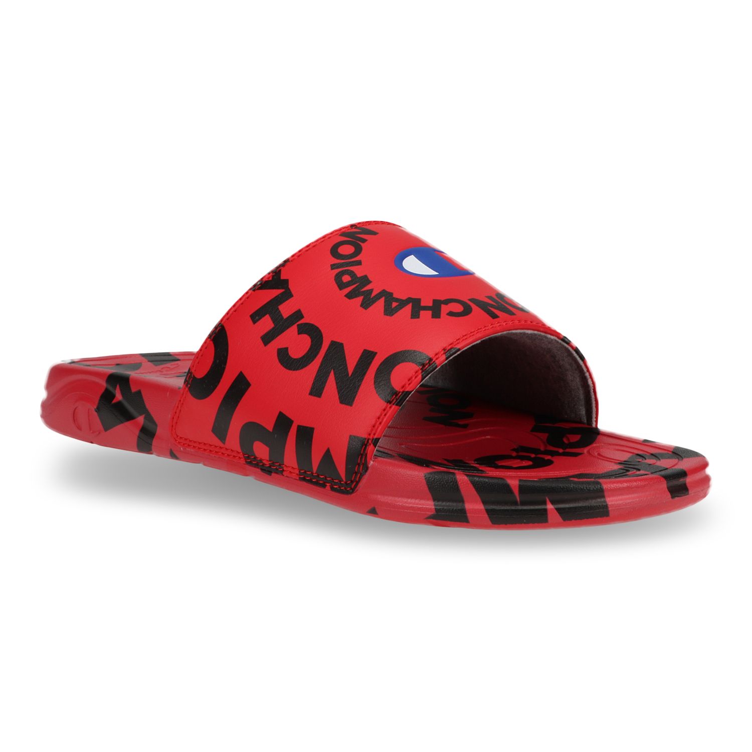 champion sandals red