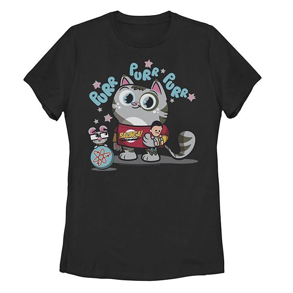 Juniors' The Big Bang Theory Purr Purr Purr Tee