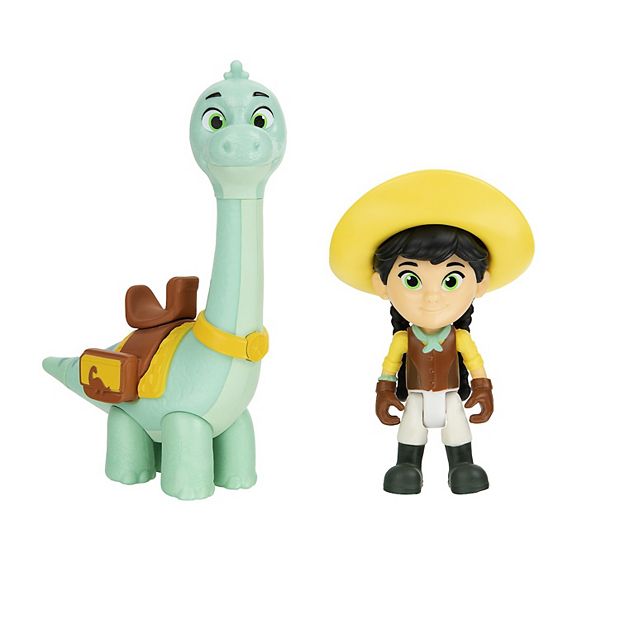 Dino Ranch Deluxe Dino 2-Pack - Features Biscuit, a 5-Inch Toy T-Rex, and  Angus, a 4-Inch Toy Triceratops - for Kids Featuring Your Favorite