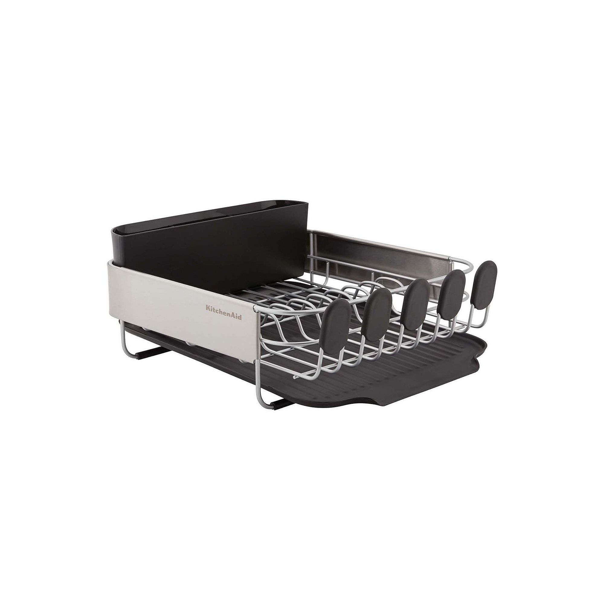 KitchenAid KE895BX Compact Stainless Steel Dish Rack, Satin Black
