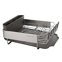 Dish Drying Rack, Sterilite Dish Rack with Self Draining Base