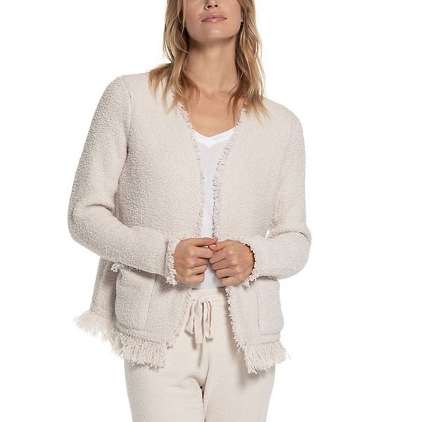 Women's Barefoot Dreams CozyChic Fringed Jacket