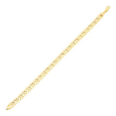 Everlasting Gold 10k Gold Mariner Chain Bracelet