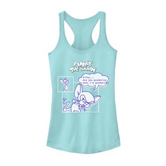 Juniors' Pinky And The Brain Are You Pondering What I'm Pondering Tank Top