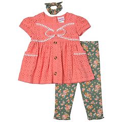 Details about   Little Lass Overall Short Set for Infant Girls 