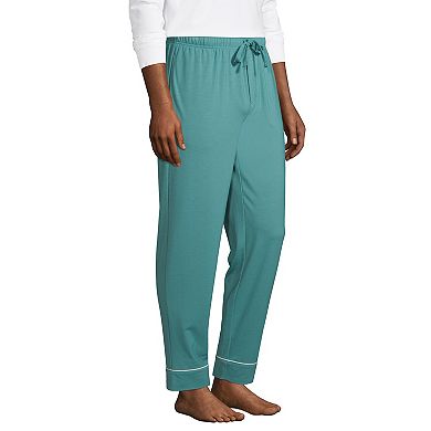 Men's Lands' End Brushed-Back Knit Pajama Pants