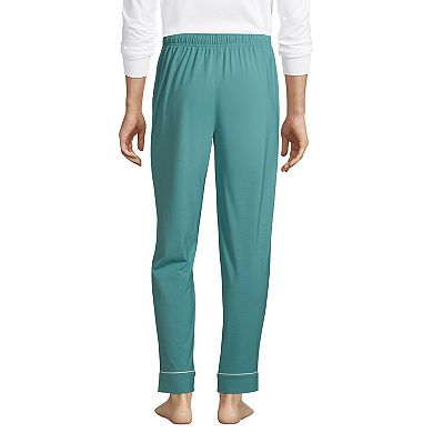 Men's Lands' End Brushed-Back Knit Pajama Pants