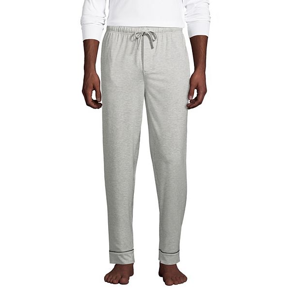 Men's Lands' End Brushed-Back Knit Pajama Pants