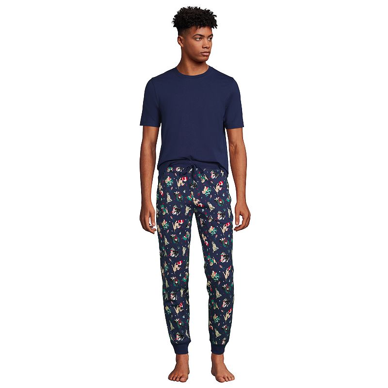 Mens waffle knit online pajama pants