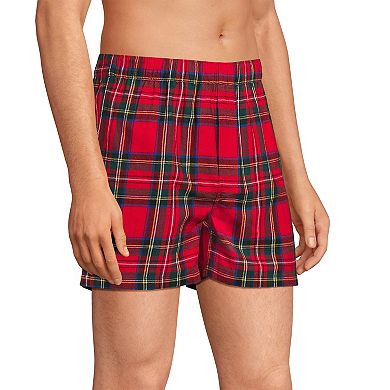 Men's Lands' End Classic-Fit Cotton Flannel Boxers