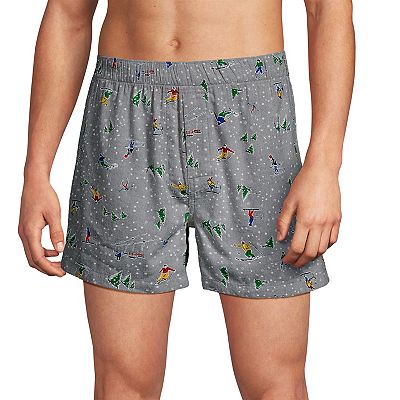Men's Lands' End Classic-Fit Cotton Flannel Boxers