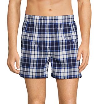 Men's Lands' End Classic-Fit Cotton Flannel Boxers