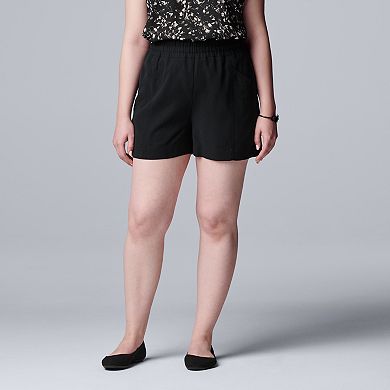 Women's Simply Vera Vera Wang High-Waisted Soft Shorts