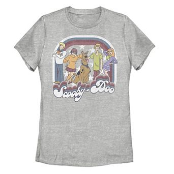 Juniors' Scooby-Doo Retro Group Portrait Tee