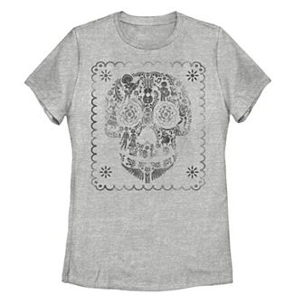 Disney / Pixar's Coco Juniors' Sugar Skull Characters Guitar Tee