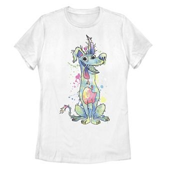 Disney / Pixar's Coco Juniors' Dante Smiling Watercolor Splatter Tee