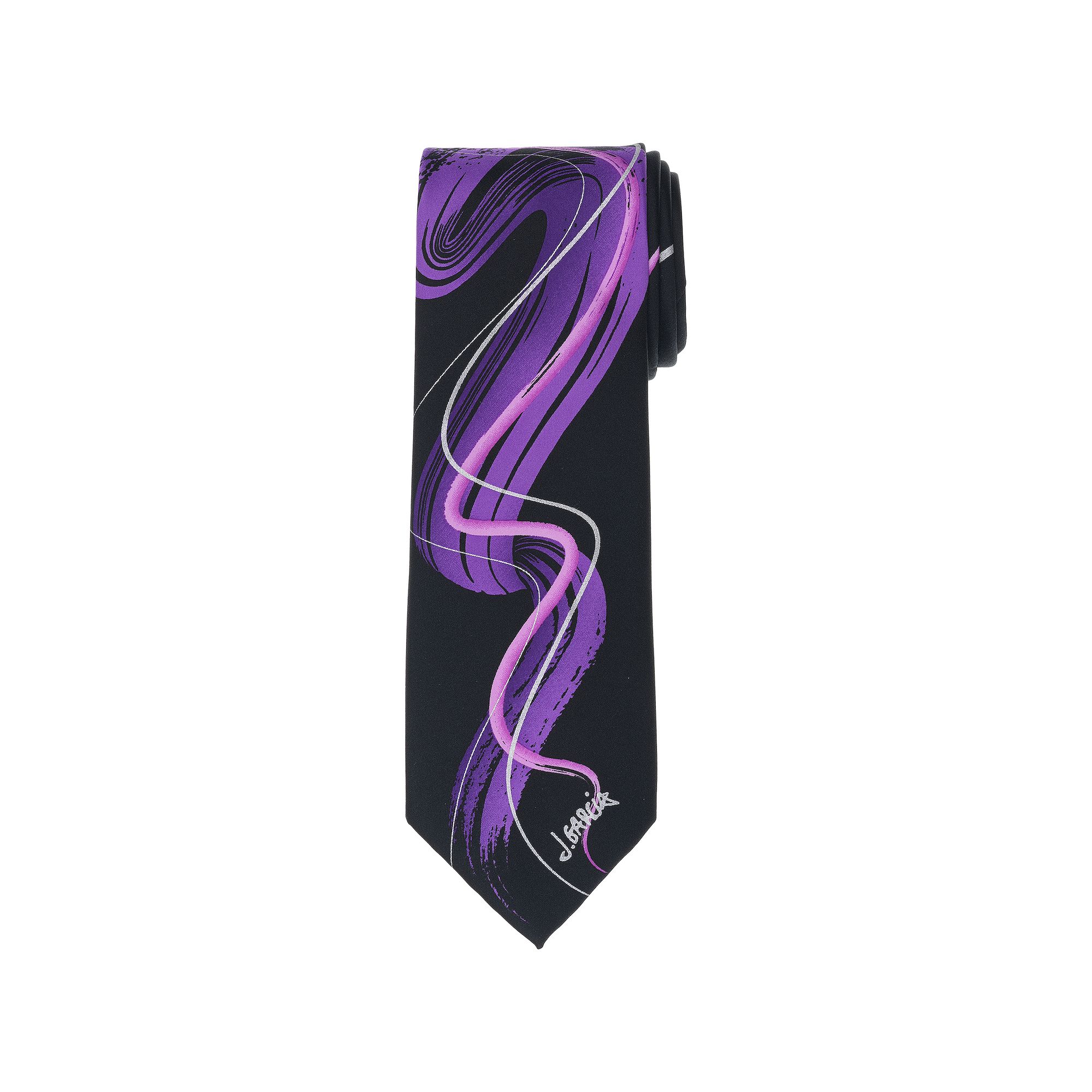Mens Jerry Garcia Tie, Purple Liquid