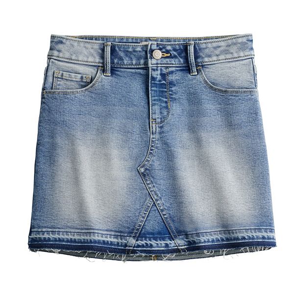 Kohl's hot sale denim skirt