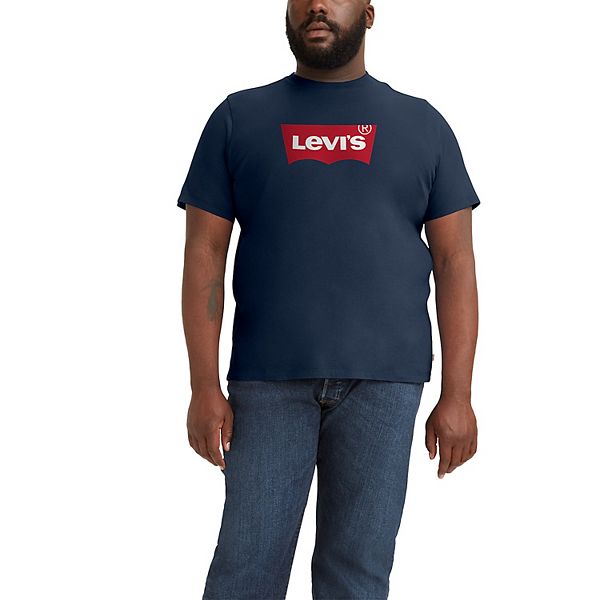 Big & Tall Levi's&reg; Logo Graphic Tee - Dress Blues (4XL)